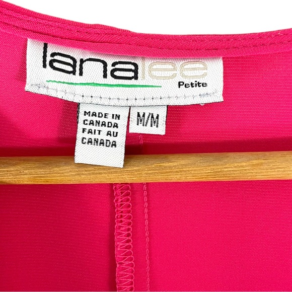 Lana‎ Lee Petite Pink Midi Vintage Dress, size Medium, EUC - Picture 4 of 13